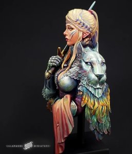 画像8: ガラパゴスミニチュア[GP-B010]1/10胸像 アライ 償いの聖堂騎士 (8)