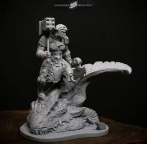画像6: ガラパゴスミニチュア[GP-F01]1/24(75mm) グロゴス 5代目のストーンハンマー所有者 (6)