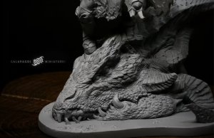 画像9: ガラパゴスミニチュア[GP-F01]1/24(75mm) グロゴス 5代目のストーンハンマー所有者 (9)