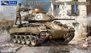 画像1: ゲッコー・モデル[GEC16GM0038]1/16 米軍 WWII M24 チャーフィー 軽戦車 (1)