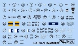 画像2: ゲッコー・モデル[GEC35GM0039]1/35 LARC-V 米海軍 水陸両用貨物輸送車 (現用/追加装甲バージョン) (2)