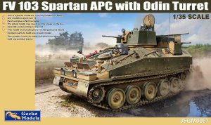 画像1: ゲッコー・モデル[GEC35GM0057]1/35 英軍 FV103 スパルタン APC w/ODIN砲塔 (1)
