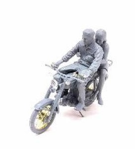 画像2: ゲッコー・モデル[GEC35GM0127]1/35 南ベトナム 日本製オートバイ& フィギュアセット 1960〜70年代 (2)