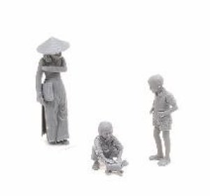 画像4: ゲッコー・モデル[GEC35GM0127]1/35 南ベトナム 日本製オートバイ& フィギュアセット 1960〜70年代 (4)