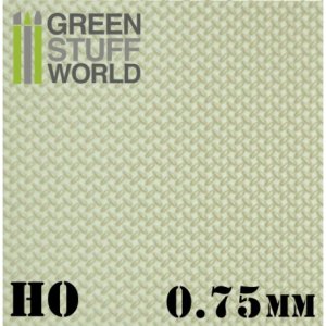 画像1: グリーンスタッフワールド[GSWD-1647]ABS Plasticard - Thread DIAMOND HO 0.75mm Textured Sheet (1)