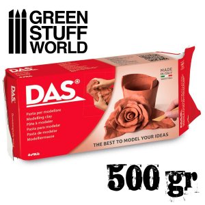 画像1: グリーンスタッフワールド[GSWD-2335]DAS モデリングクレイ テラコッタ 500g (1)