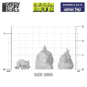 画像3: グリーンスタッフワールド[GSWD-3059]レジン製ゴミ袋 1/48?1/35 (3)