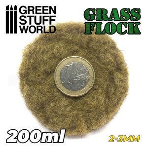 画像2: グリーンスタッフワールド[GSWD-11140]スタティックグラス2〜3mm 乾燥地の牧草(200ml) (2)