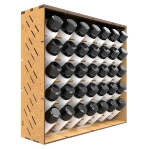 画像1: グリーンスタッフワールド[GSWD-11242]Modular Paint Rack - VERTICAL 30ml (1)