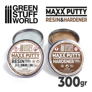 画像1: グリーンスタッフワールド[GSWD-3412]Maxx Putty 高強度エポキシパテ 300g (1)