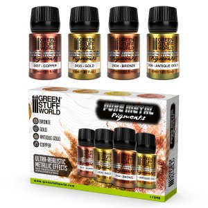 画像1: グリーンスタッフワールド[GSWD-11290]ピュアメタリックピグメントセット（30ml） (1)