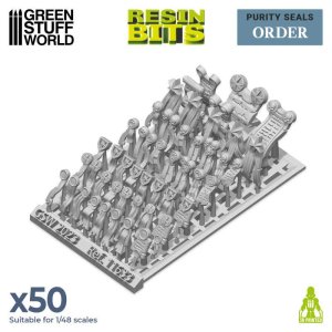 画像2: グリーンスタッフワールド[GSWD-11633]3Dプリントセット ピュリティ・シールズ オーダー(50個入) (2)