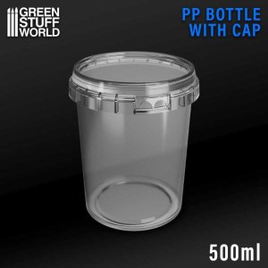 画像1: グリーンスタッフワールド[GSWD-3972]500ml PP bottle with Cap (1)