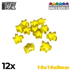 画像1: グリーンスタッフワールド[GSWD-4066]イエローミープル 16×16×8mm (1)