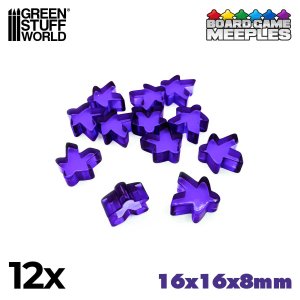 画像1: グリーンスタッフワールド[GSWD-4067］パープルミープル 16×16×8mm (1)