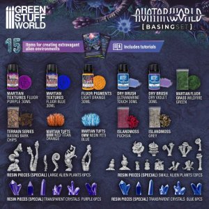 画像2: グリーンスタッフワールド[GSWD-12219]情景素材 ベーシングセット アバター・ワールド (2)