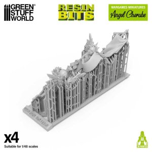 画像3: グリーンスタッフワールド[GSWD-12346]3Dプリントセット - ケルビム・エンジェルス (3)