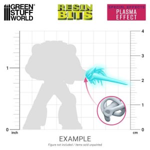 画像4: グリーンスタッフワールド[GSWD-12362]3Dプリントセット - プラズマエフェクトパーツ 1:48 (4)
