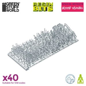 画像2: グリーンスタッフワールド[GSWD-12368]3Dプリントセット - 血飛沫エフェクト (2)