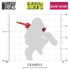 画像4: グリーンスタッフワールド[GSWD-12368]3Dプリントセット - 血飛沫エフェクト (4)