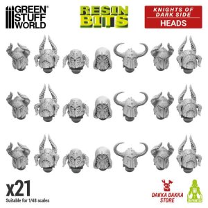 画像1: グリーンスタッフワールド[GSWD-12390]DakkaDakka - Knights of the Dark Side - Heads 1:48 (1)
