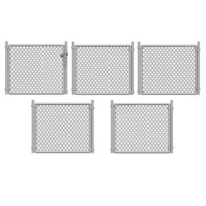 画像3: グリーンスタッフワールド[GSWD-12418]3Dプリントセット - チェーンリンクフェンス50mm (3)