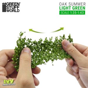 画像2: グリーンスタッフワールド[GSWD-4632]ツタの植生シート ライトグリーン(夏のオークの葉) 大 (2)