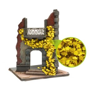 画像5: グリーンスタッフワールド[GSWD-4642]ツタの植生シート イエロー(夏のカエデの葉) 大 (5)