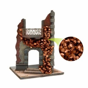 画像5: グリーンスタッフワールド[GSWD-4644]ツタの植生シートブラウン(枯れたカエデの葉) 大 (5)