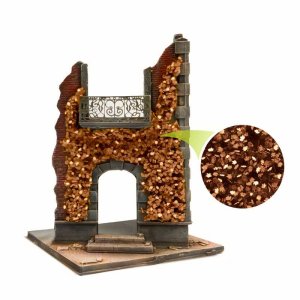 画像5: グリーンスタッフワールド[GSWD-4645]ツタの植生シートブラウン(枯れたカエデの葉) 小 (5)