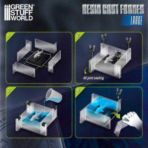 画像3: グリーンスタッフワールド[GSWD-4730]レジンキャストフレーム - ラージ (3)