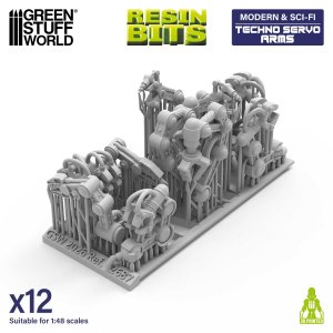 画像2: グリーンスタッフワールド[GSWD-13627］1/48　テクノメカニカルアームセット (2)