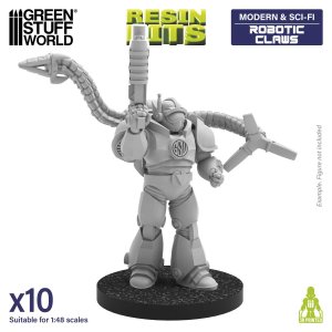 画像4: グリーンスタッフワールド[GSWD-12695］1/48　ロボットクローアームセット (4)