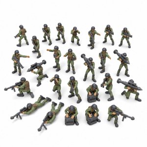 画像4: グリーンスタッフワールド[GSWD-12696］1/144　ミリタリーフィギュアセット (4)