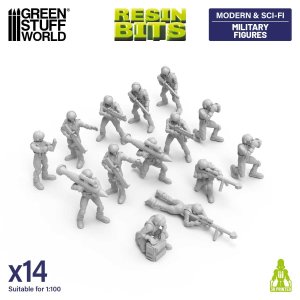 画像1: グリーンスタッフワールド[GSWD-12700］1/100　ミリタリーフィギュアセット (1)