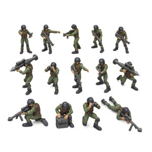 画像4: グリーンスタッフワールド[GSWD-12700］1/100　ミリタリーフィギュアセット (4)