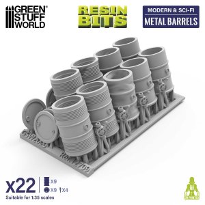画像2: グリーンスタッフワールド[GSWD-12709］1/35　ドラム缶セット (2)