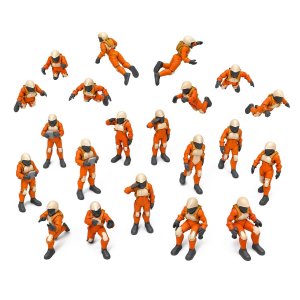 画像4: グリーンスタッフワールド[GSWD-12714］1/144　スペースクルーセット (4)
