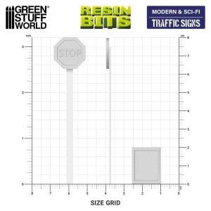画像4: グリーンスタッフワールド[GSWD-12719]3Dプリントセット - 交通標識1:35 (4)