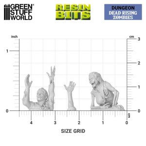 画像2: グリーンスタッフワールド[GSWD-12731]　1/48スケール ゾンビミニチュアセット (2)