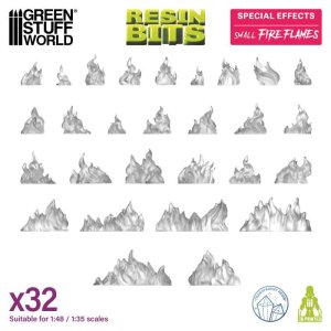 画像5: グリーンスタッフワールド[GSWD-12758]Small Fire Flames 1:48-1:35 (5)