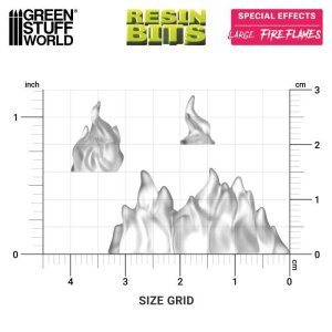 画像4: グリーンスタッフワールド[GSWD-12783]Large Fire Flames 1:48-1:35 (4)