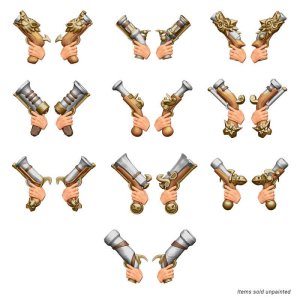 画像5: グリーンスタッフワールド[GSWD-12972]3Dプリントセット - ドワーフ・ピストルズ 1:48 (5)