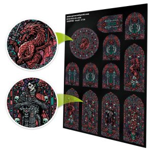 画像4: グリーンスタッフワールド[GSWD-5130]ステンドグラス　ヴァンパイア - Small (4)