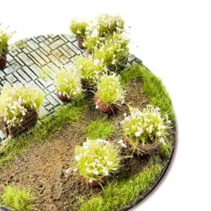 画像3: グリーンスタッフワールド[GSWD-13010]草むら  6 mm - ホワイト (3)