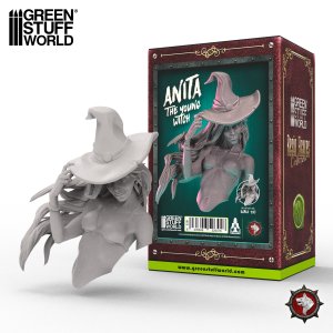 画像2: グリーンスタッフワールド[GSWD-5281］White Werewolf Tavern　1/10　若き魔女　アニータ (2)