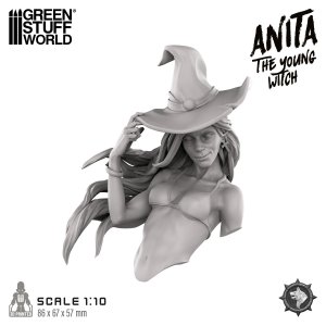 画像3: グリーンスタッフワールド[GSWD-5281］White Werewolf Tavern　1/10　若き魔女　アニータ (3)