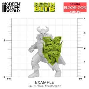 画像3: グリーンスタッフワールド[GSWD-13180]Blood God Shields 1:48 (3)
