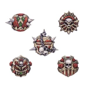 画像1: グリーンスタッフワールド[GSWD-13181]Blood God Bucklers 1:48 (1)