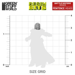 画像2: グリーンスタッフワールド[GSWD-13198]DakkaDakka　1/48　シスターズ・オブ・バトル　ペニテンスヘッド（14個入り） (2)